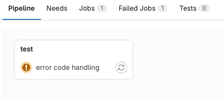 GitLab CI failed job with <code>allow_failure</code>